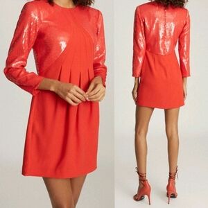Reiss Cara Sequined Mini Dress